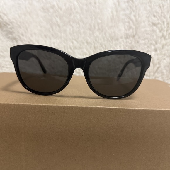 Vera Wang Black Cat Eye Eyeglasses FRAMES ONLY - V434‎ BK Embellished 54-20-135 - Picture 1 of 10